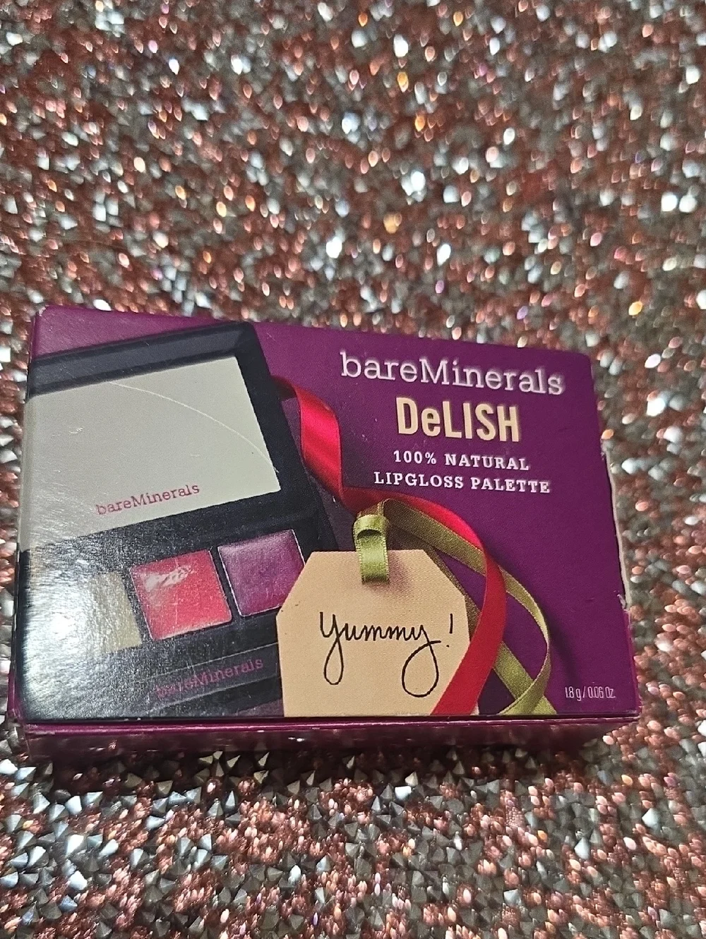 ❇️🧚‍♀️Bareminerals RARE DeLish 100% Natural Lipgloss Palette NWT